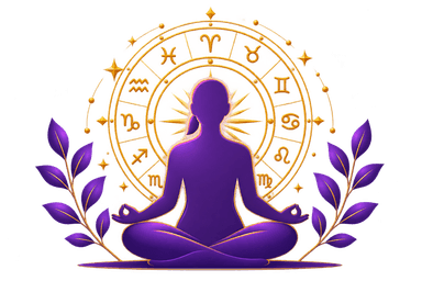 Meditating figure with zodiac halo