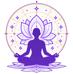 Meditating yogi on lotus