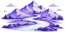 Winding mountain path