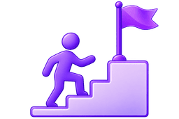 Climbing steps to success