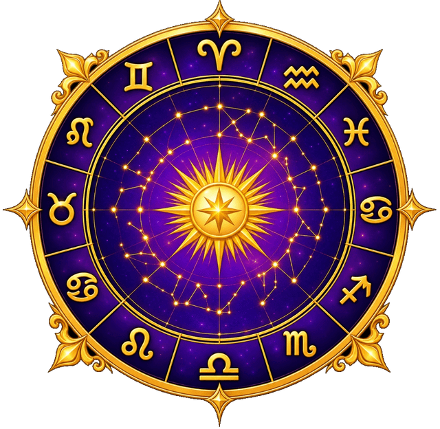 Vedic Astrology Zodiac Wheel Mandala