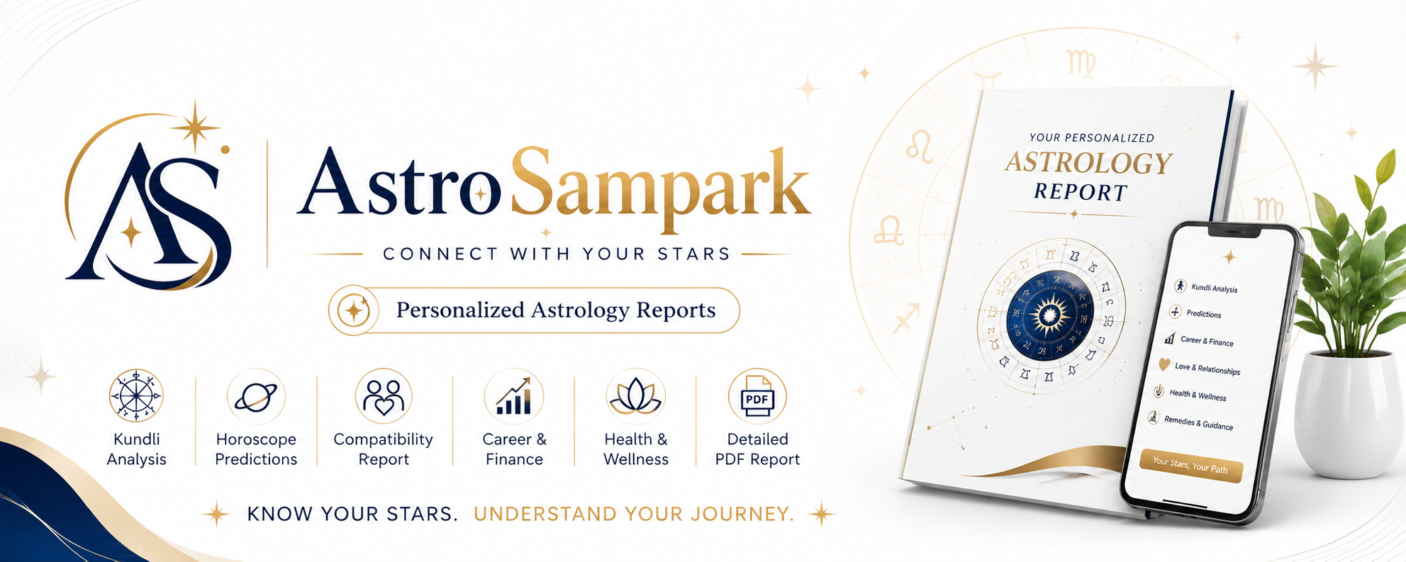 AstroSampark Cosmic Vedic Chart Banner
